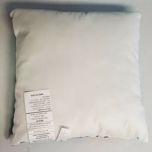NWT Sparkly Charming Charlie Blue & Pink Reversible Mermaid Tail Sequin Pillow - Picture 7 of 7